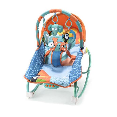 Cadeira De Balanço Para Bebês 0-20 Kg Elefante Multikids Baby - BB363OUT [Reembalado]