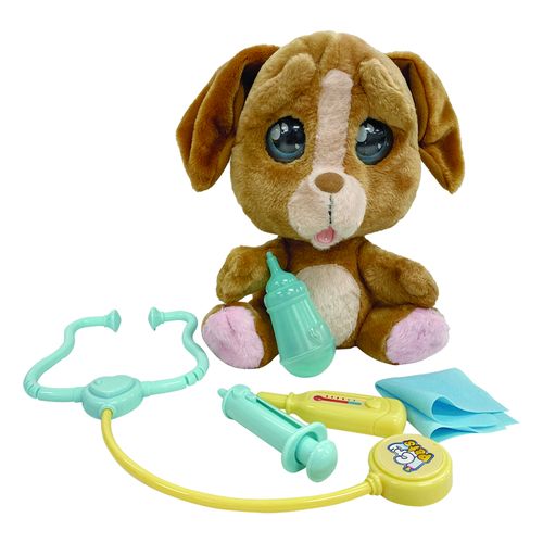 Pelúcia Cry Pets Cachorro com Acessórios de Veterinário Multikids - BR1501