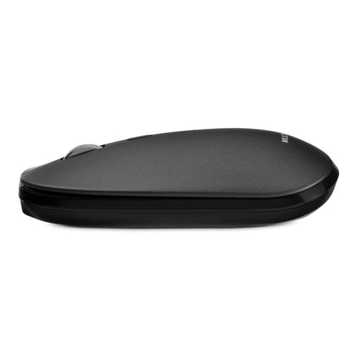Mouse Sem Fio Slim Conexão Bluetooth e USB1600dpi Ajustável 4 Botões Com Pilha Inclusa Preto - MO331X [Reembalado]