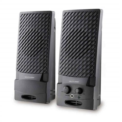 Caixas de Som 2.0 1w Rms Alimentação Usb Conexão P2  Som Estéreo Preto - SP050OUT [Reembalado]