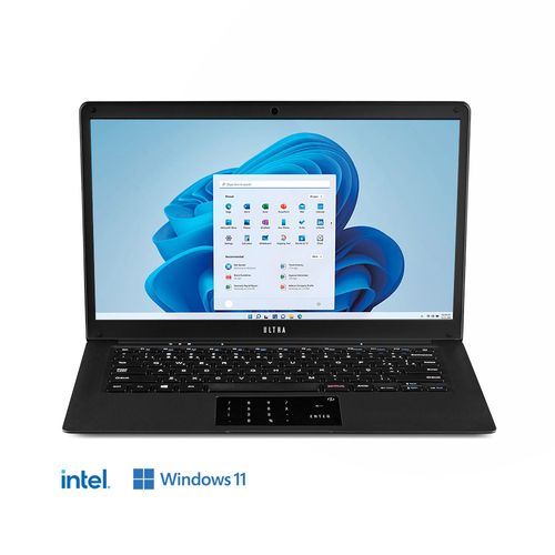 Notebook Ultra com Windows 11 Home, Intel Celeron, 4GB RAM 120GB SSD + Tecla Netflix, Tela 14,1 Pol. HD Preto - UB230OUT [Remanufaturado com garantia]