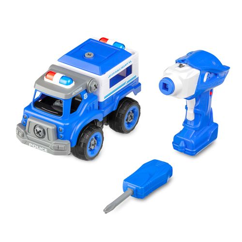Caminhão de Transporte Policial City Machine Multikids - BR1084OUT [Remanufaturado]