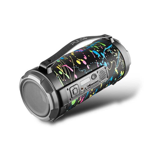 Caixa de Som Bazooka 120W RMS BT/AUX/SD/USB LED Pulse - SP362OUT [Remanufaturado com garantia]