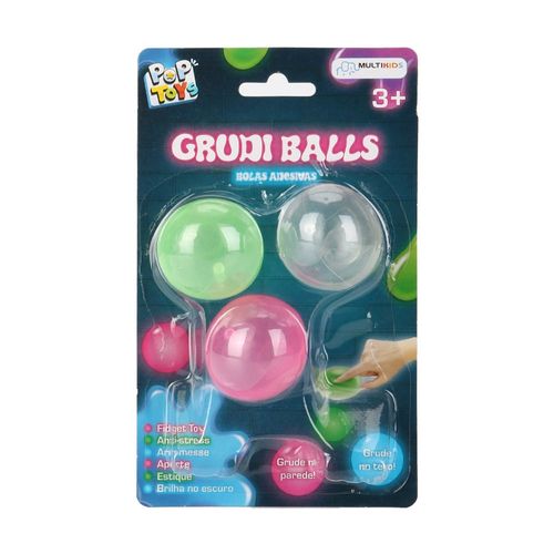 Bolas Adesivas Neon Grudi Balls Multikids - BR1550X [Reembalado]