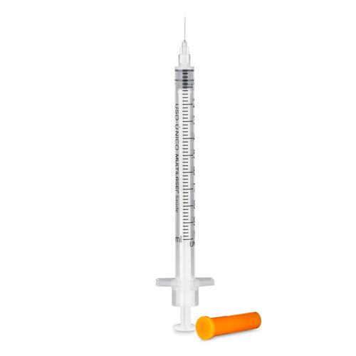 Seringa de Insulina 1ml - Com Agulha - Cx com 100UN - Multi Saúde - HC459OUT [Reembalado]