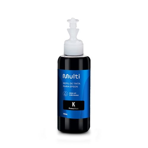 Refil de Tinta Para Impressoras Epson T664 100ml Preto - RF005OUT [Reembalado]
