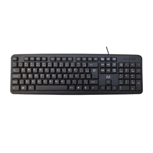 Teclado com Fio Slim Conexão USB Cabo de 150cm Resistente Água Preto Multilaser - TC065OUT [Reembalado]