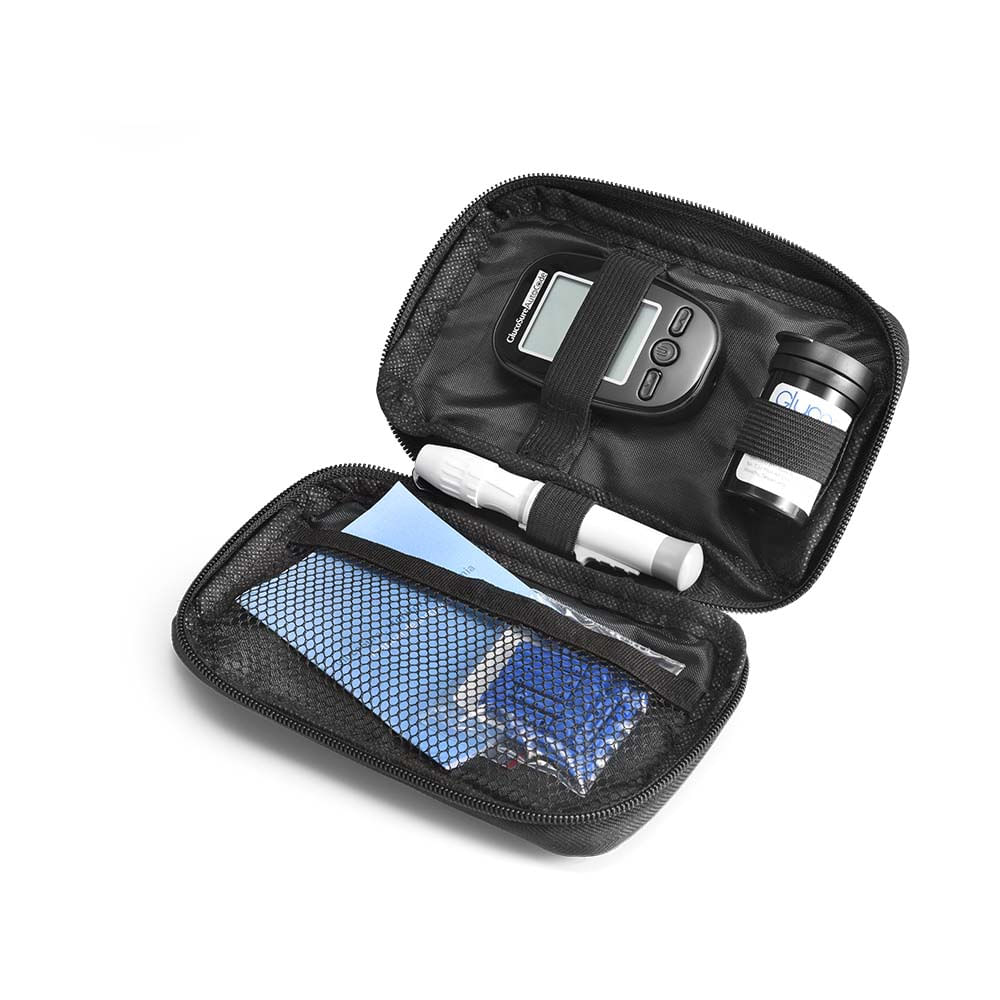 Kit Medidor de Glicemia Multilaser Glucosure Preto - HC129