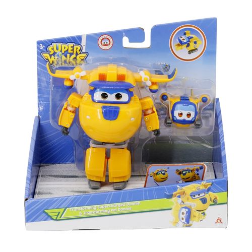 Super Wings Transformável Donnie e Mini Super Pet Multikids - BR1884