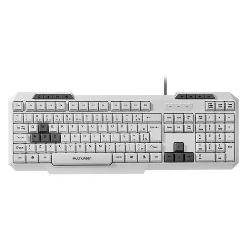 Teclado Gamer Slim Branco Multi - TC267