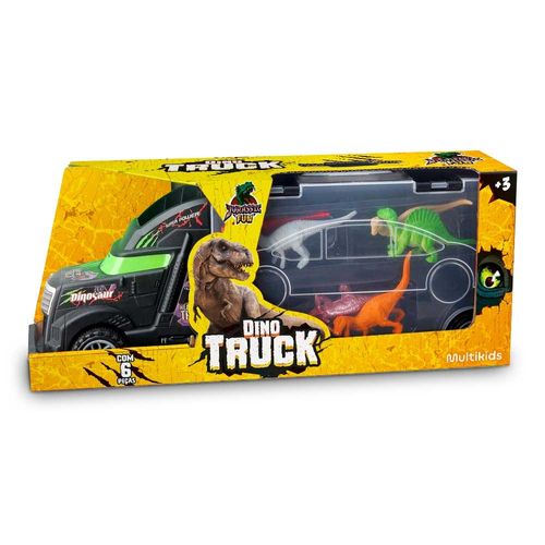 Jurassic Fun Truck Com 6 Peças Multilaser - BR1771OUT [Reembalado]