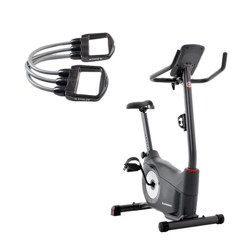 Combo Fitness - Bike Ergométrica Vertical Schwinn e Expansor Fitness Preto Wellness - ES2330K